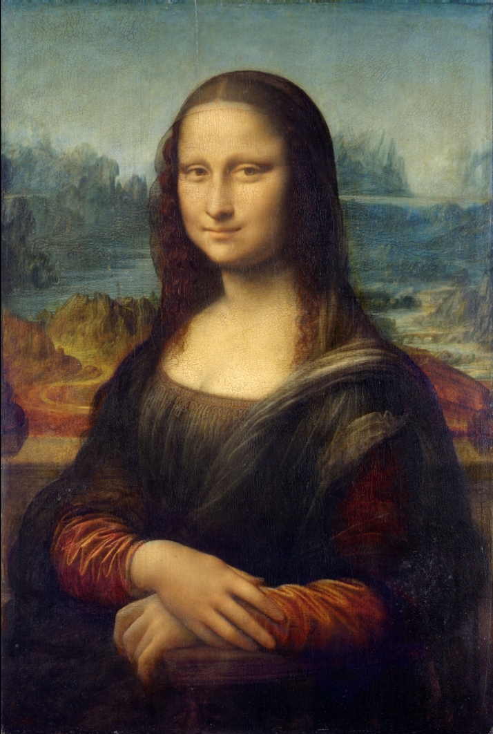 "La Gioconda," by Leonardo da Vinci