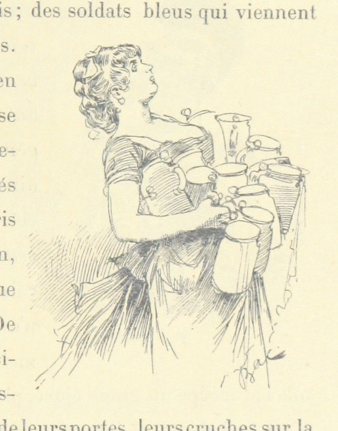 From "La Bas et ailleurs." Drawings by Jacques St.-Cere, 1890. From the British Library.
